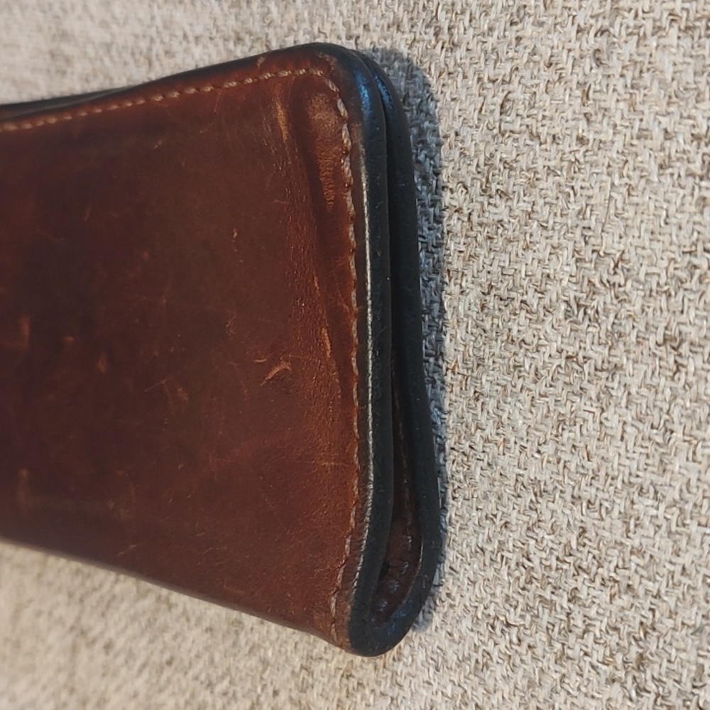 Dark Brown Everyday Bifold Wallet - Clayton and Crume Used Initials On Front* - Picture 5 of 8